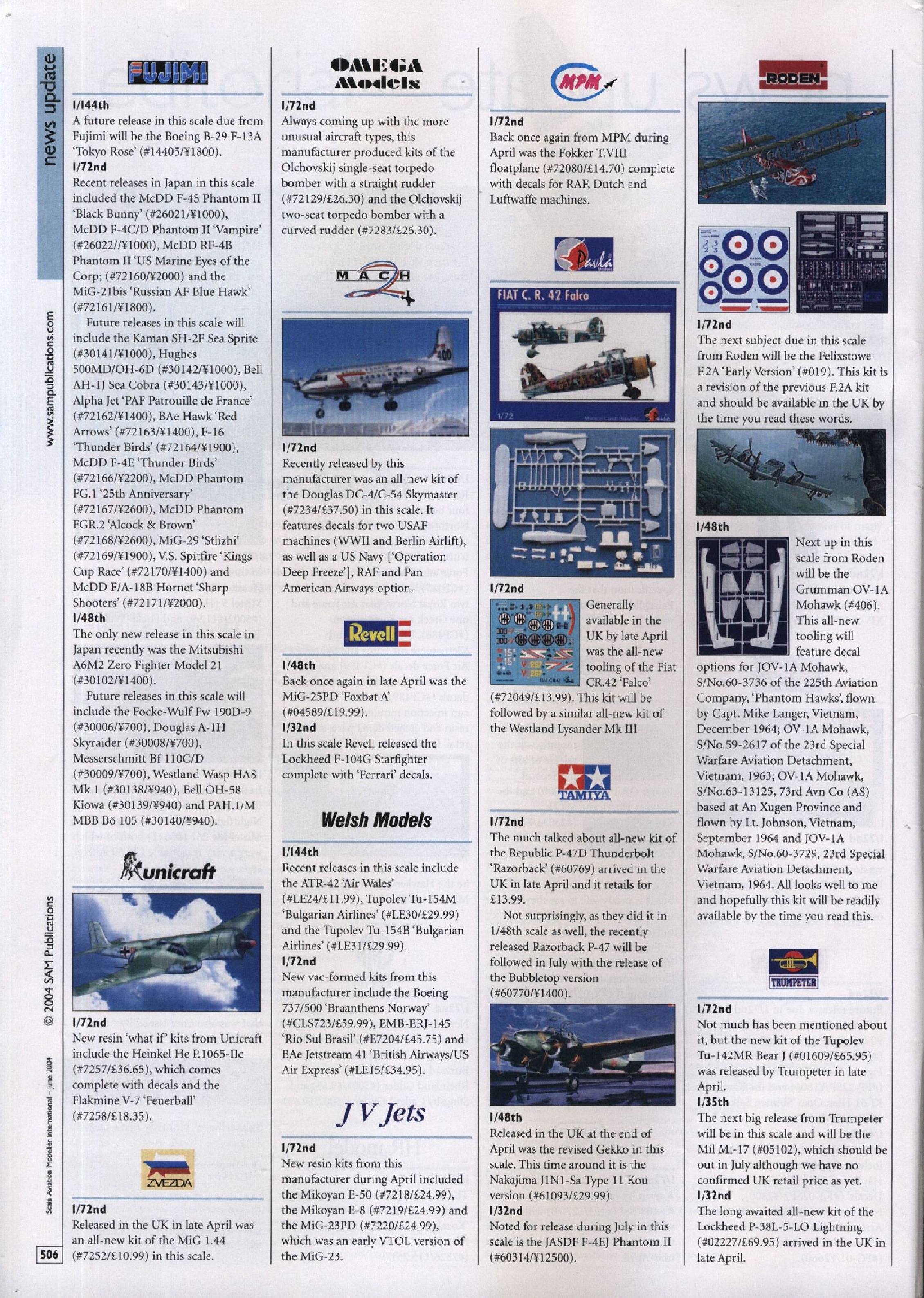 Scale Aviation Modeller International 2004-06